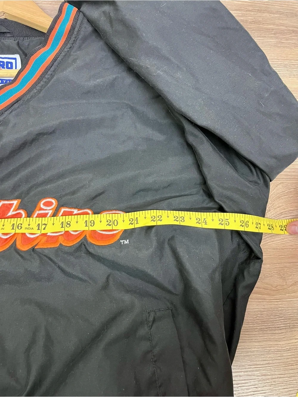 Vintage 90s Reebok NFL ProLine Miami Dolphins Jacket Pullover Size L